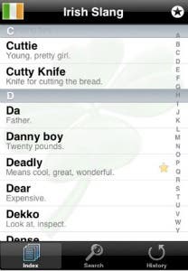 Irish Slang Dictionary App