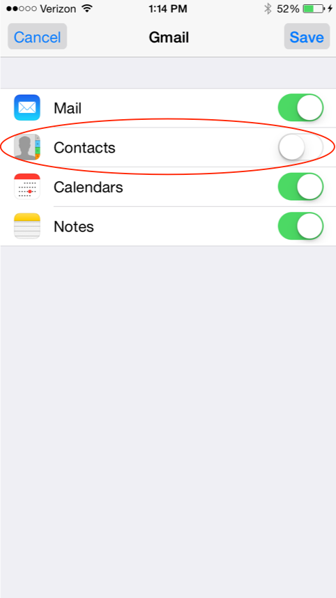 Add Contacts to iPhone