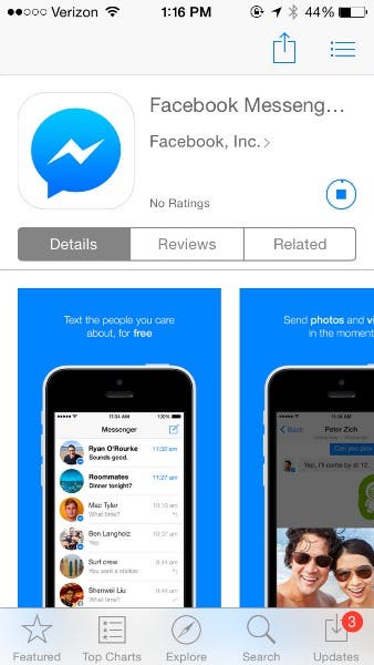 Facebook Messenger Work Around