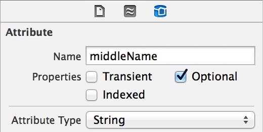 Core Data optional attribute