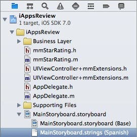 Storyboard strings file