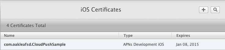 iOS Certificates