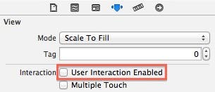 User Interaction Enabled