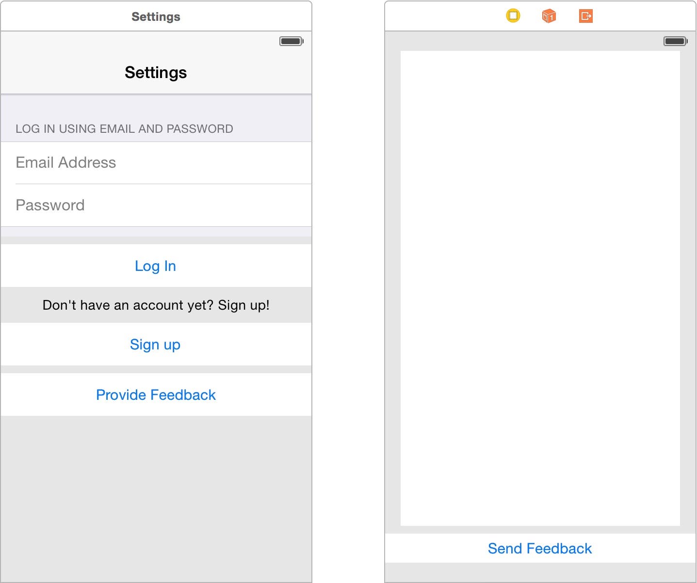 The iAppsReview storyboard