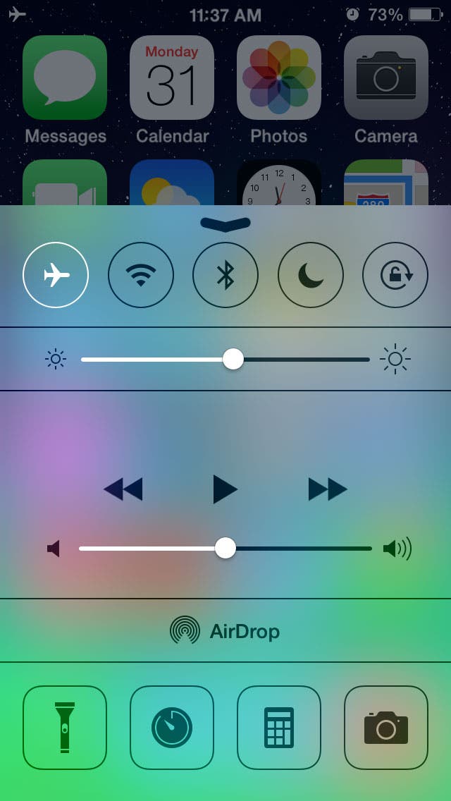 charge your battery in airplane mode