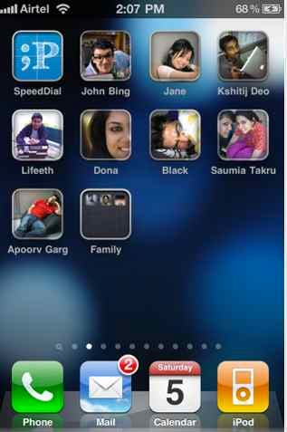 iphone speeddial homescreen iphone speeddial homescreen