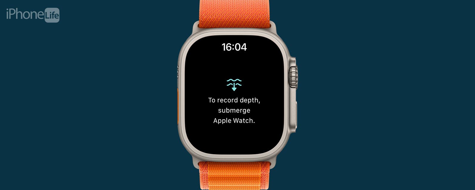 Apple watch depth water best sale