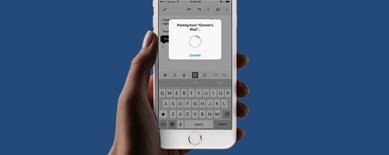 copied to clipboard iphone copied to clipboard iphone