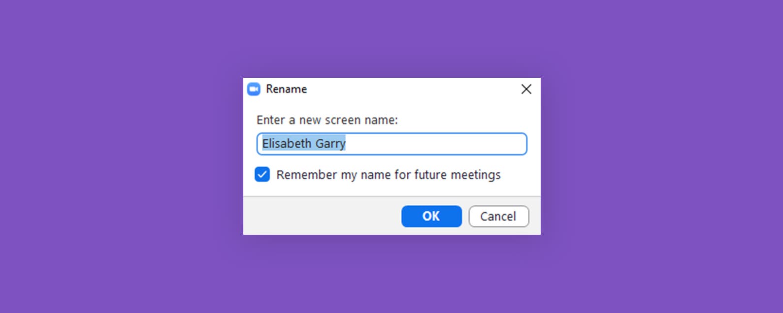 How to Change Name on Zoom